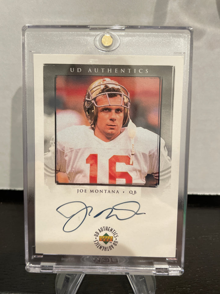 Joe Montana 1998 Upper Deck Authentics Auto