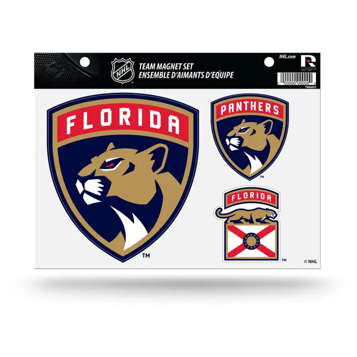 NHL Florida Panthers Team Magnet Set