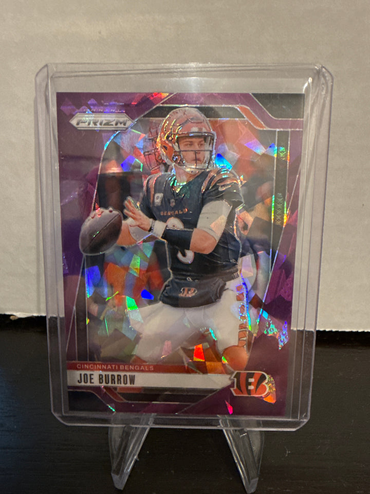 Joe Burrow 2024 Panini Prizm Purple Ice, 059/225