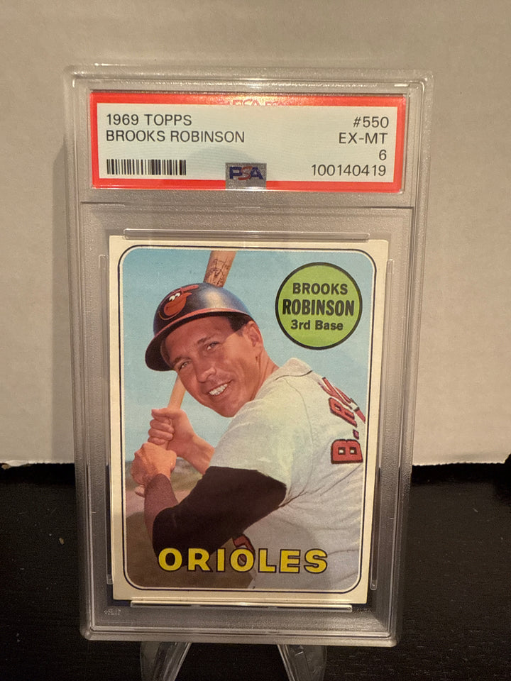 Brooks Robinson 1969 Topps, PSA 6