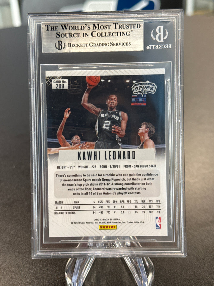 Kawhi Leonard 2012 Panini Prizm Rookie, BGS 9 Mint