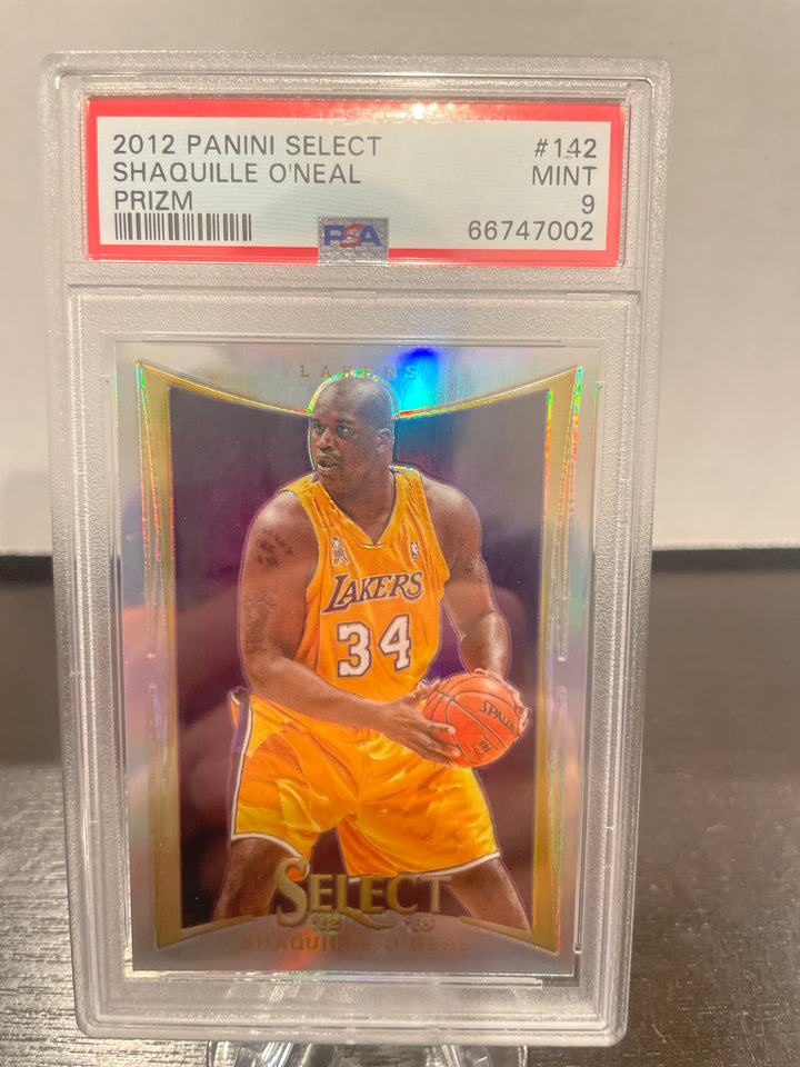 Shaquille O'Neal 2012 Panini Select Silver Prizm, PSA 9 Mint