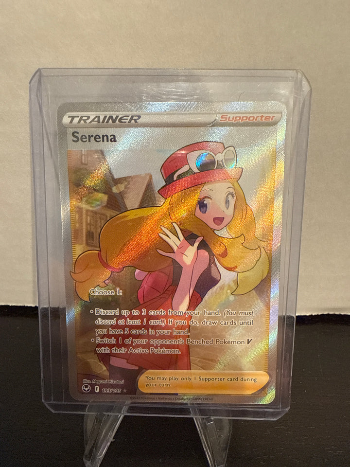 Pokemon TCG 2022 Serena Silver Tempest Full Art Trainer, 193/195