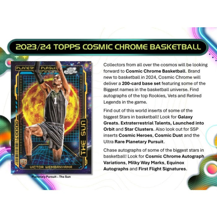 2023-2024 Topps Cosmic Chrome Basketball Hobby Box