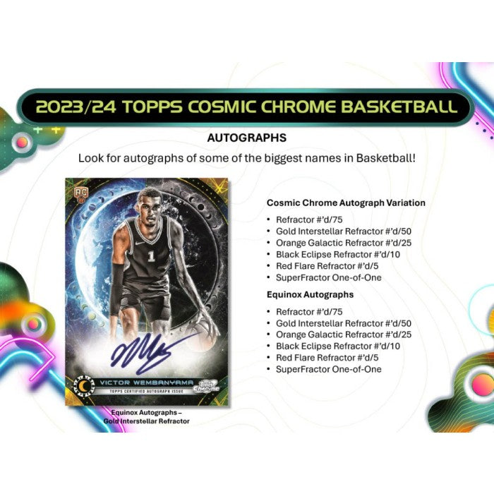 2023-2024 Topps Cosmic Chrome Basketball Hobby Box