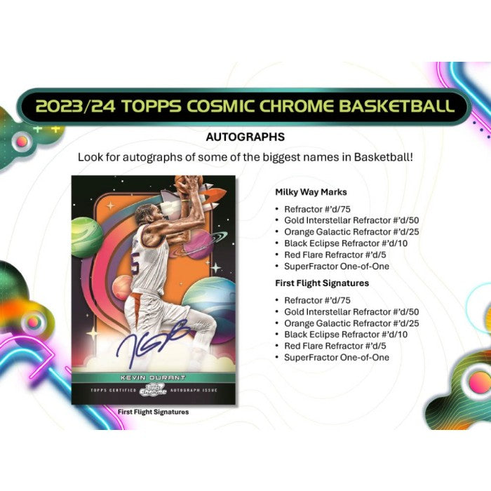 2023-2024 Topps Cosmic Chrome Basketball Hobby Box