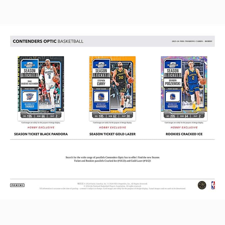 2023-24 Panini Contenders Optic Basketball Hobby Box