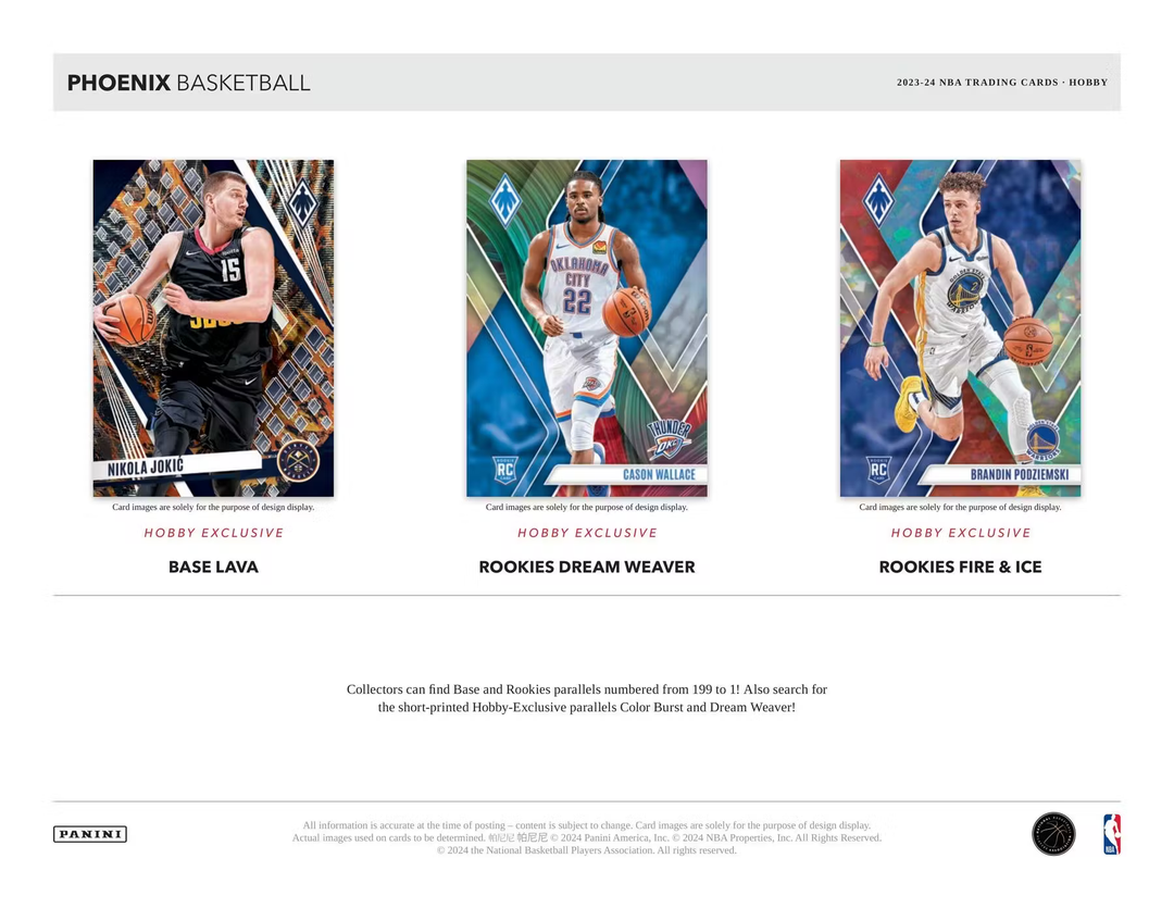 2023-2024 Panini Phoenix Basketball Hobby Box