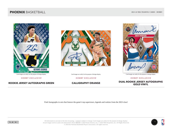 2023-2024 Panini Phoenix Basketball Hobby Box