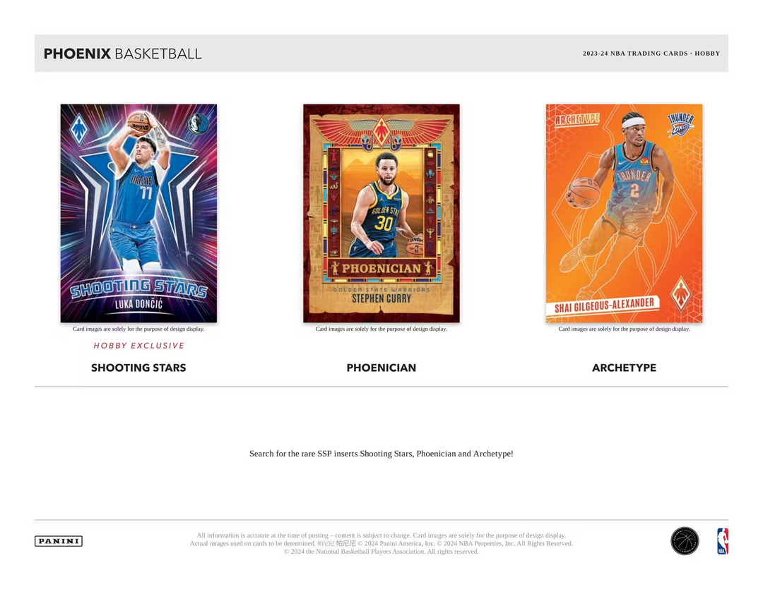 2023-2024 Panini Phoenix Basketball Hobby Box