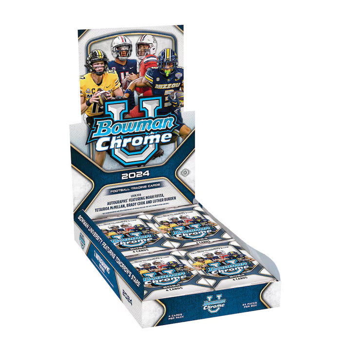 2024 Bowman University Chrome Football Hobby Box