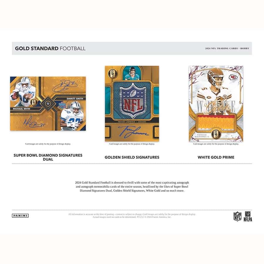 2024 Panini Gold Standard Football Hobby Box