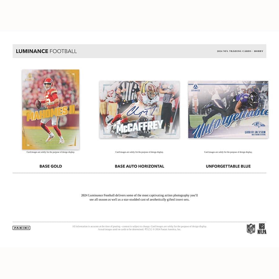 2024 Panini Luminance Football Hobby Box