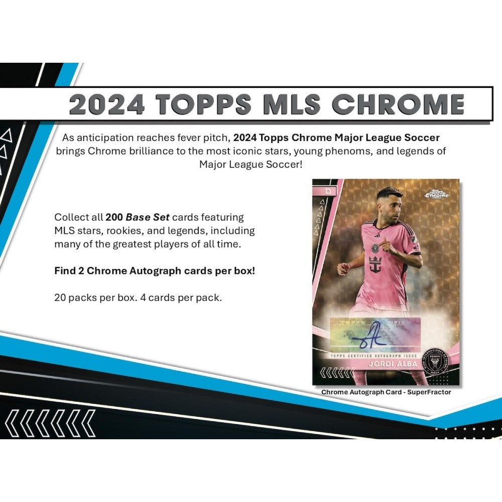 2024 Topps Chrome MLS Soccer Hobby Pack