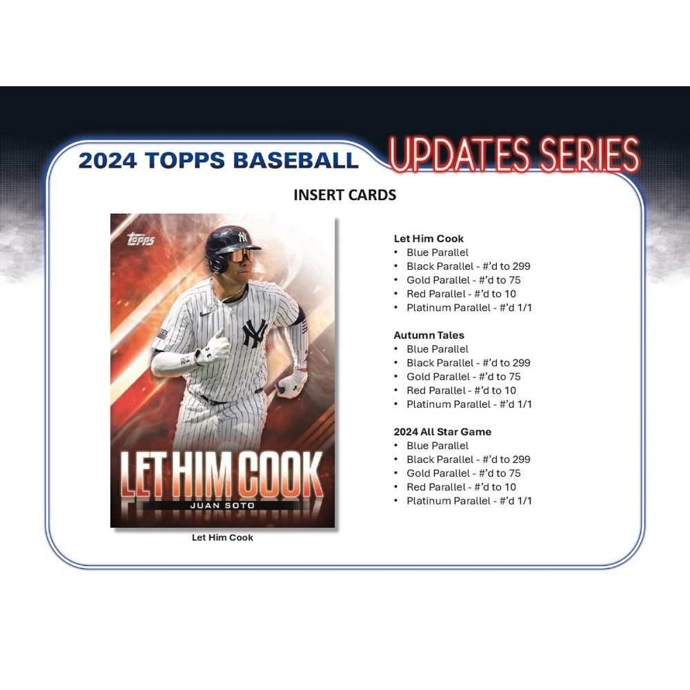 2024 Topps Update Series Baseball Hobby Box