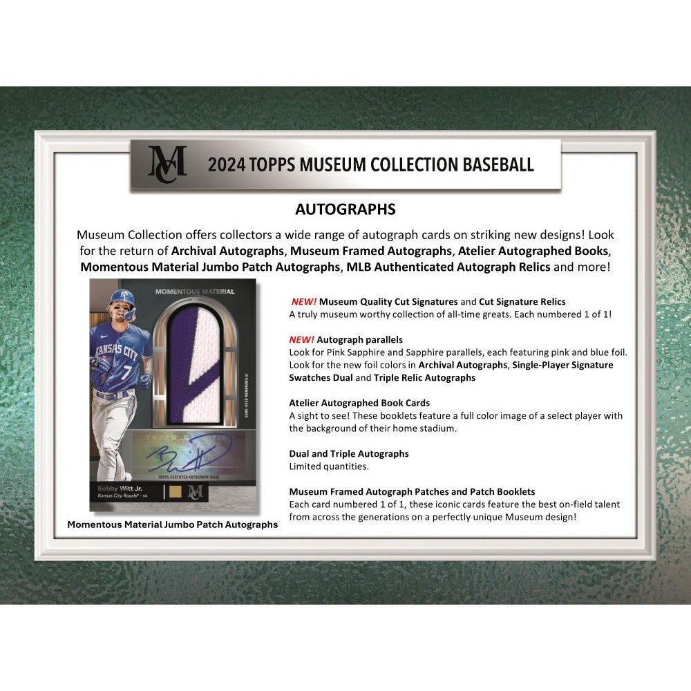 2024 Topps Museum Collection Baseball Hobby Box