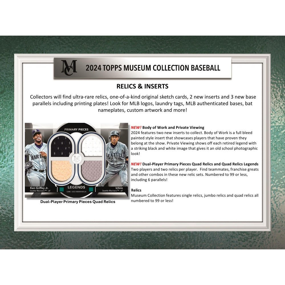 2024 Topps Museum Collection Baseball Hobby Box