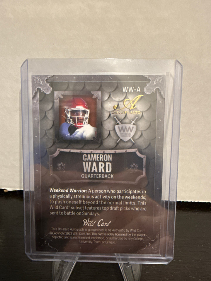 Cameron Ward 2023 Wild Card Matte Auto, 16/25