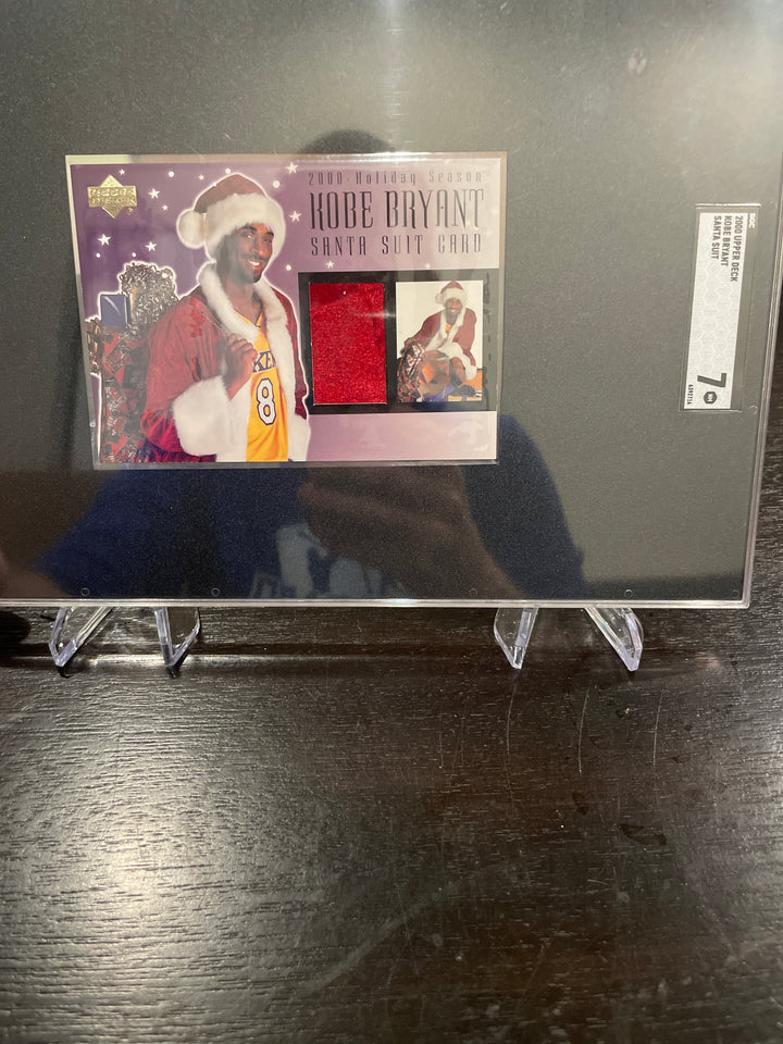 Kobe Bryant 2000 Holiday Season Santa Suit Card, SGC 7