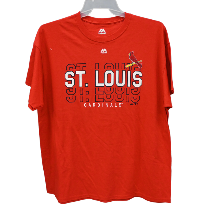 St. Louis Cardinals Red Majestic Bird T-Shirt