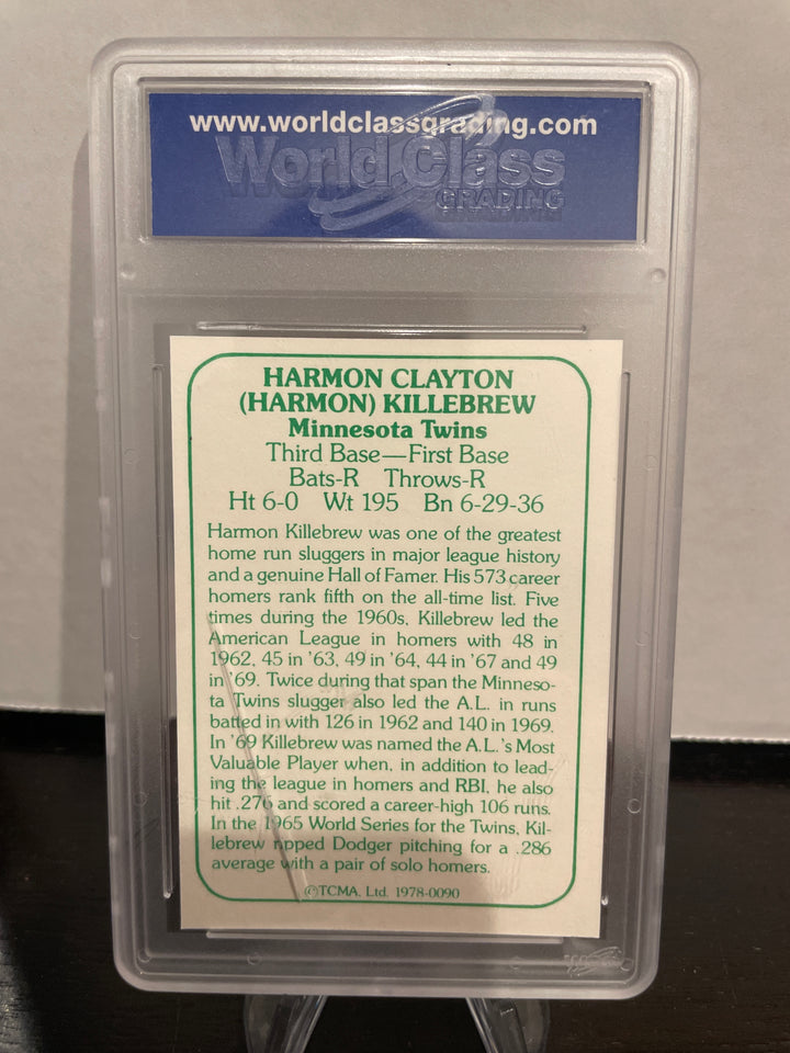 Harmon Killebrew 1978 TCMA The 1960's, WCG 10 Gem Mint