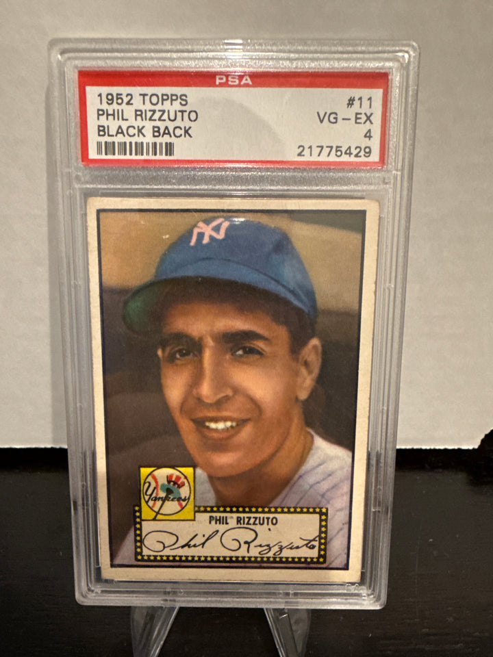 Phil Rizzuto 1952 Topps, PSA 4