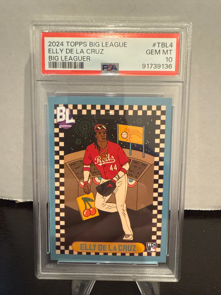 Elly De La Cruz 2024 Topps Big League, Big Leaguer PSA 10 Gem Mint