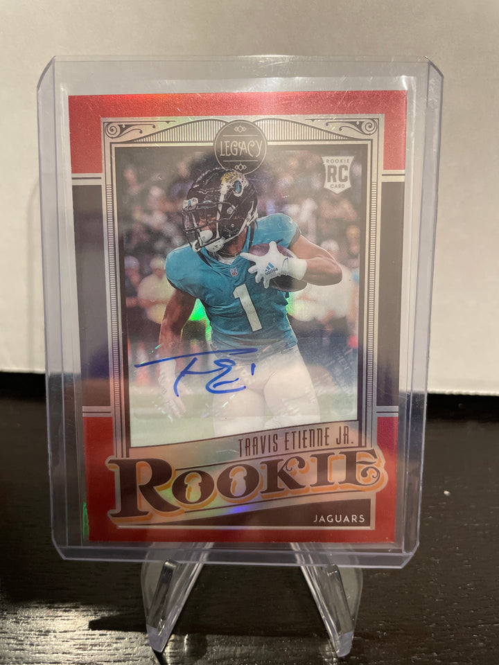 Travis Etienne Jr 2021 Panini Legacy Rookie Auto, 22/50