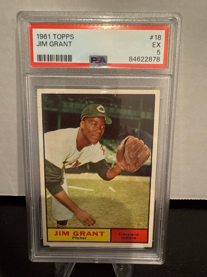 Jim Grant 1961 Topps, PSA 5