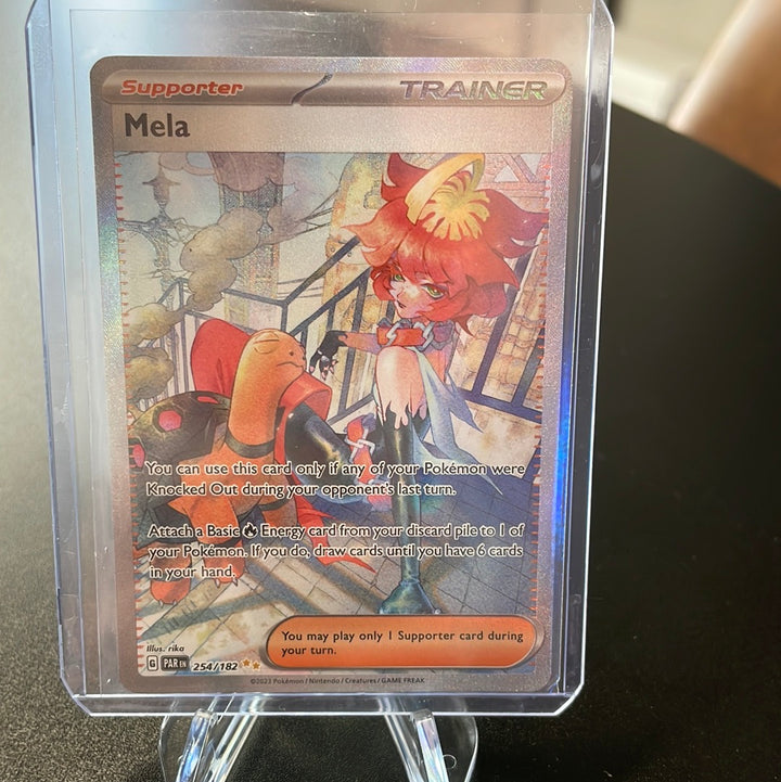 Pokémon TCG 2023 Mela Trainer Paradox Rift Special Illustration Rare, 254/182