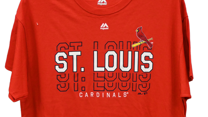 St. Louis Cardinals Red Majestic Bird T-Shirt