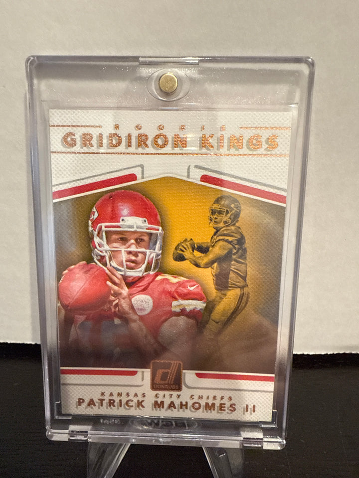 Patrick Mahomes 2017 Panini Donruss Rookie Gridiron Kings