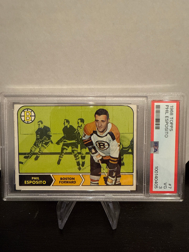 Phil Esposito 1968 Topps, PSA 3