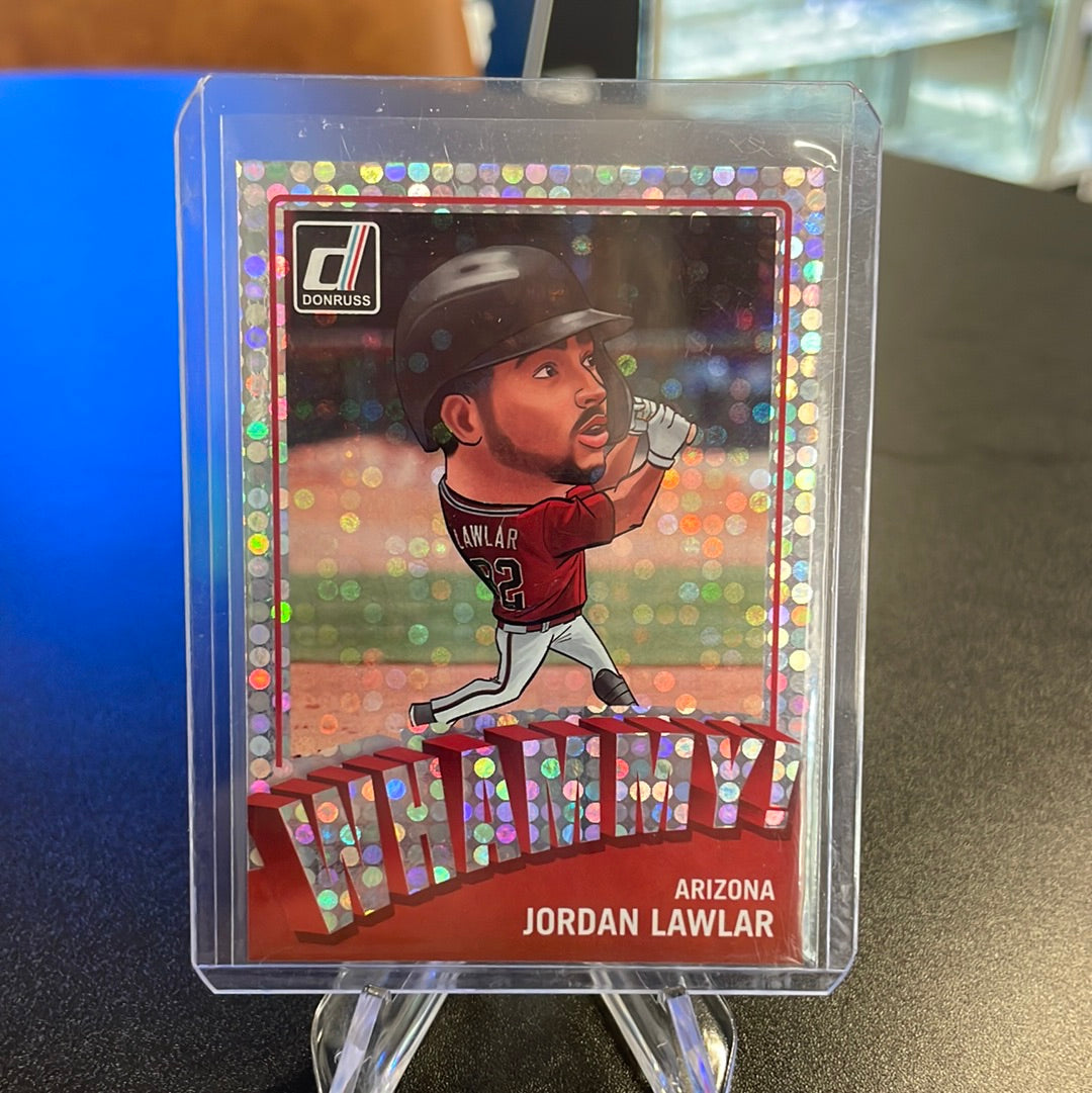 Jordan Lawlar 2023 Panini Donruss Whammy SSP Case Hit