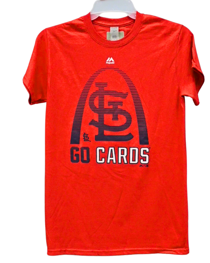 St. Louis Cardinal's Red Majestic Arch T-Shirt