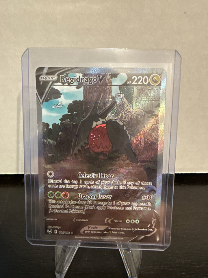 Pokemon TCG 2022 Regidrago V Silver Tempest Full Art Ultra Rare, 184/195