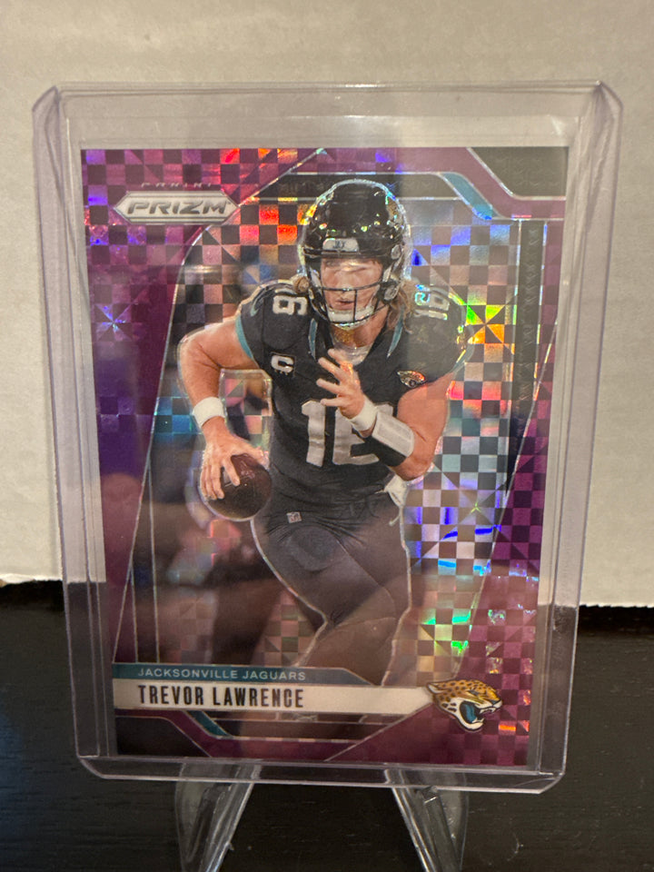 Trevor Lawrence 2024 Panini Prizm Purple Power, 37/49