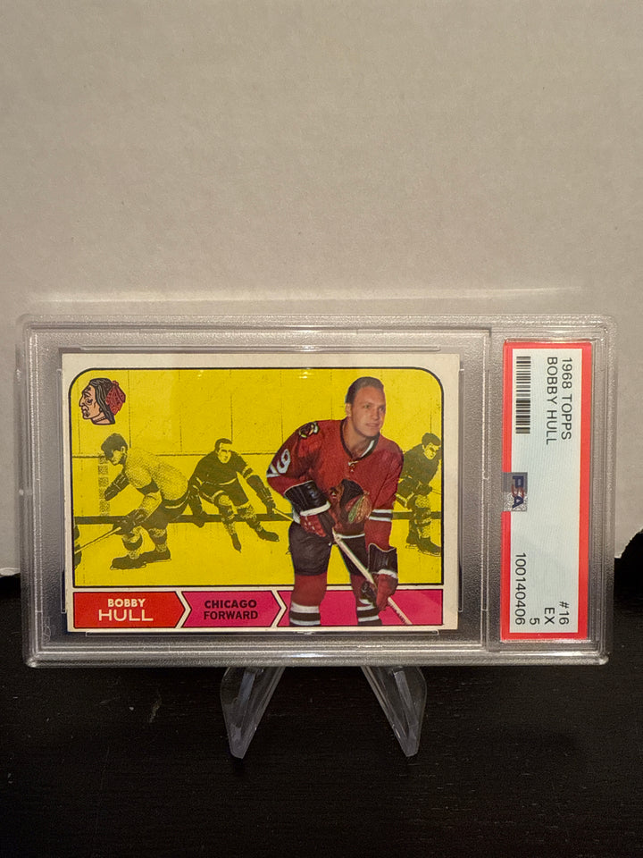 Bobby Hull 1968 Topps, PSA 5