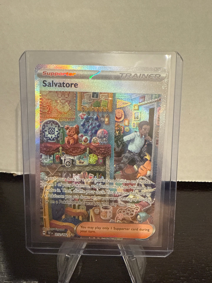 Pokemon TCG 2024 Salvatore Temporal Forces Special Illustration Rare, 212/162