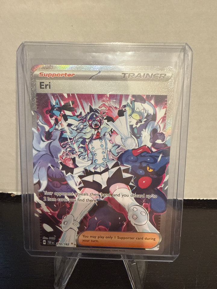 Pokémon TCG 2024 Eri Temporal Forces Full Art Special Illustration Rare, 210/162