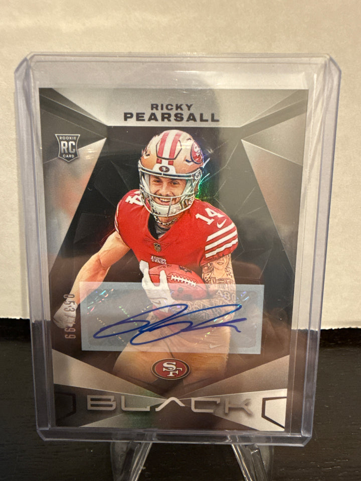 Ricky Pearsall 2024 Panini Black Rookie Auto, 053/199