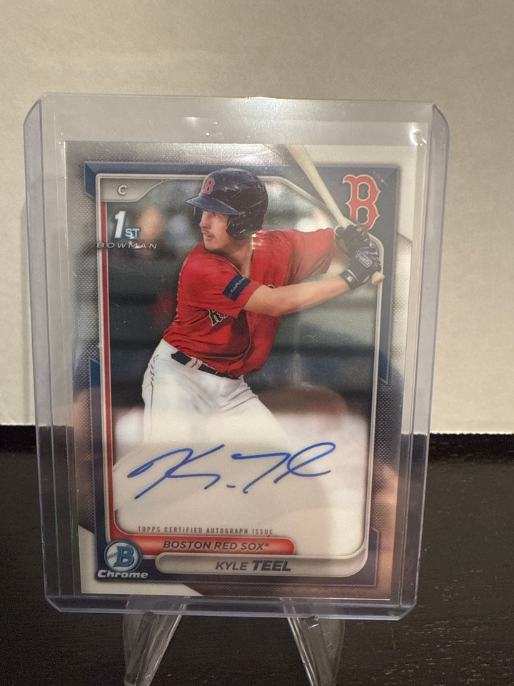 Kyle Teel 2023 Bowman Chrome 1st Bowman Auto