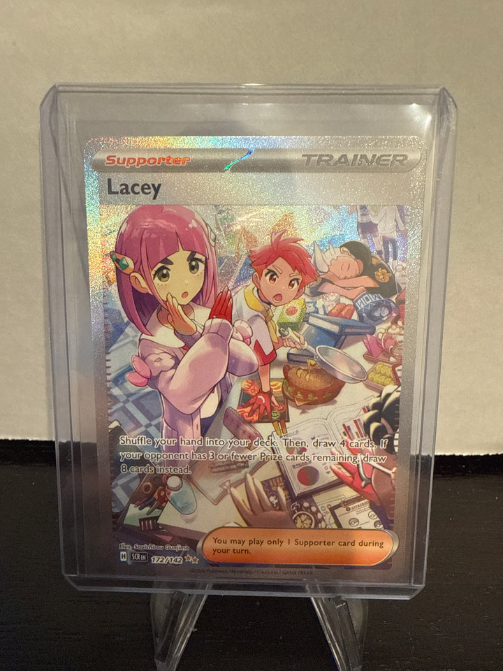 Pokémon TCG 2024 Lacey Stellar Crown Special Illustration Rare Trainer, 172/142