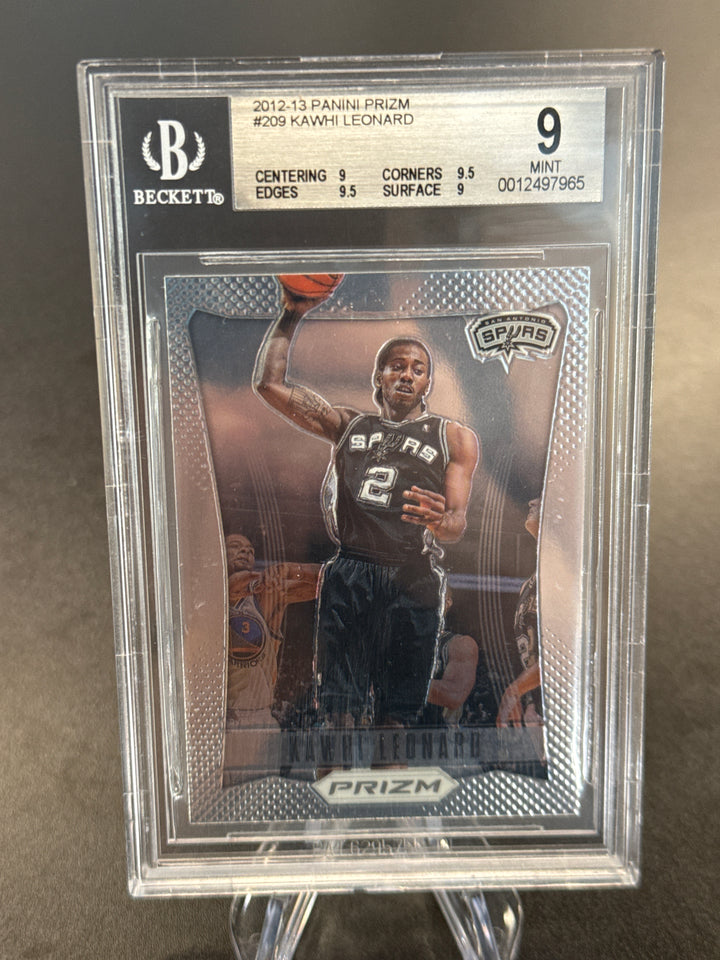 Kawhi Leonard 2012 Panini Prizm Rookie, BGS 9 Mint