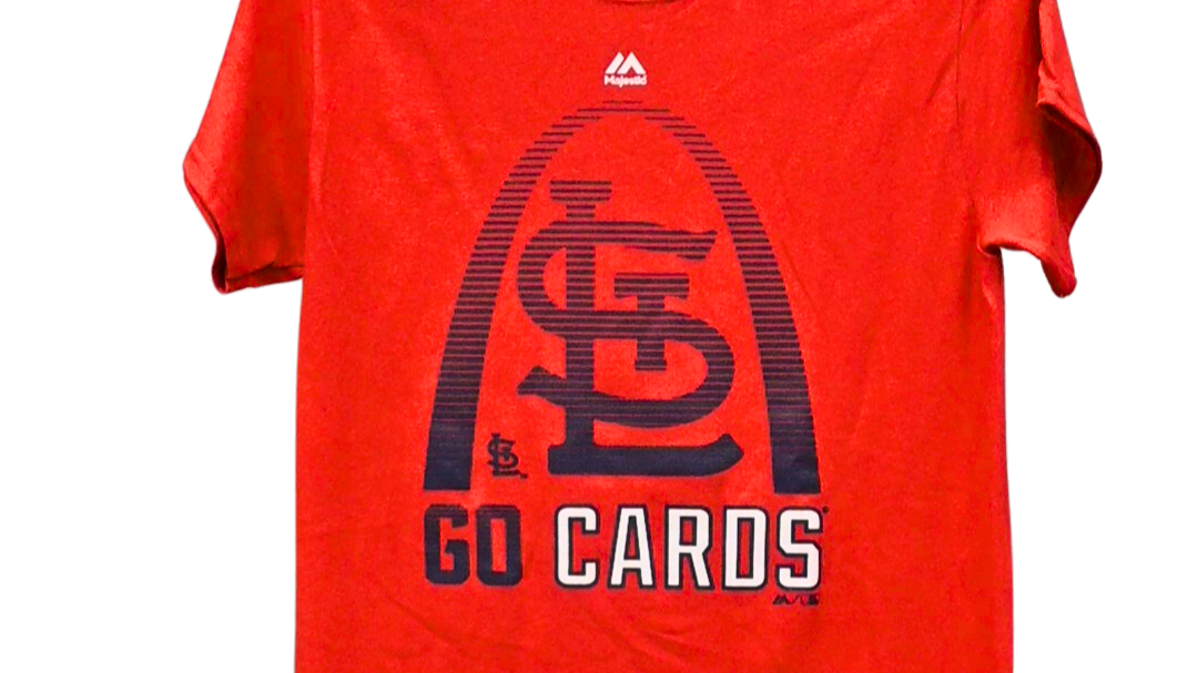 St. Louis Cardinal's Red Majestic Arch T-Shirt