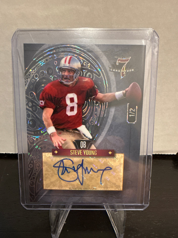 Steve Young 2023 Wild Card Auto, 1/2