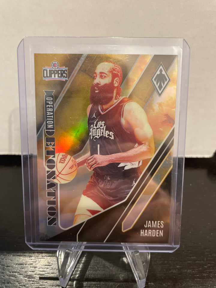 James Harden 2023 Panini Phoenix Operation Detonation Gold, 01/10