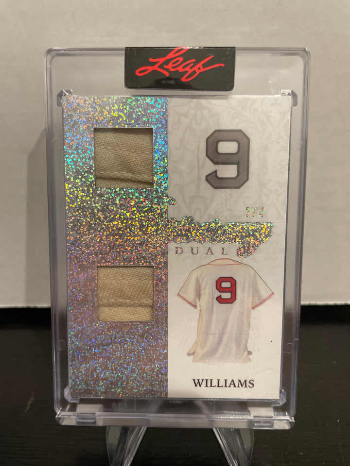 Ted Williams 2023 Leaf Superlative Aristocracy Dual Relic, 2/4