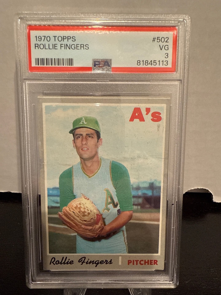 Rollie Fingers 1970 Topps, PSA 3