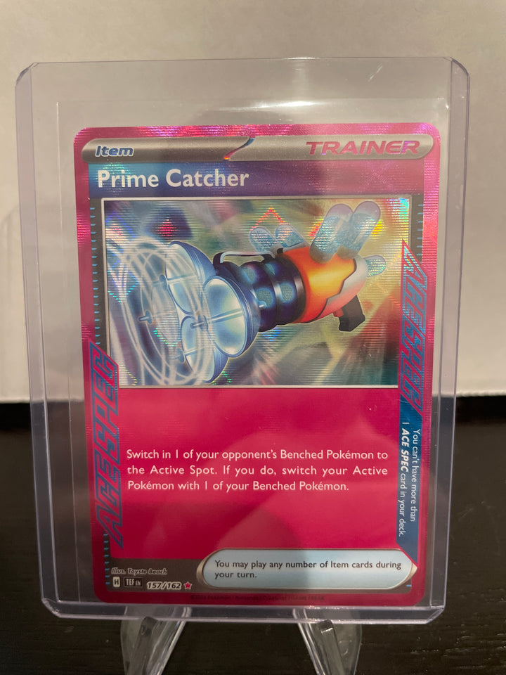 Pokémon TCG 2024 Prime Catcher Temporal Forces Ace Spec, 157/162